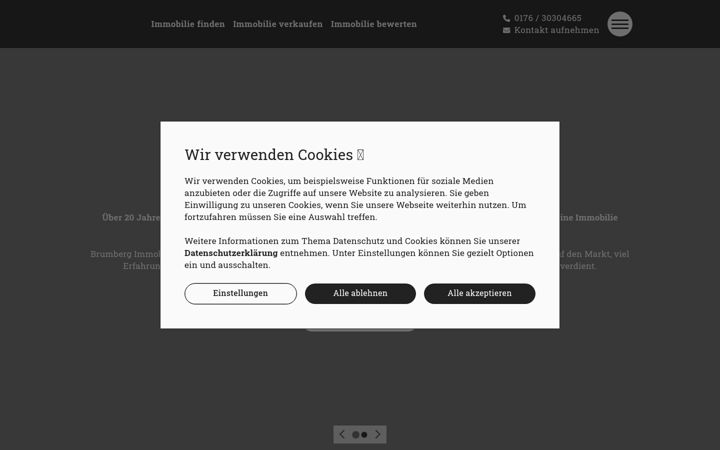 Captură de ecran a brumbergimmobilien.de