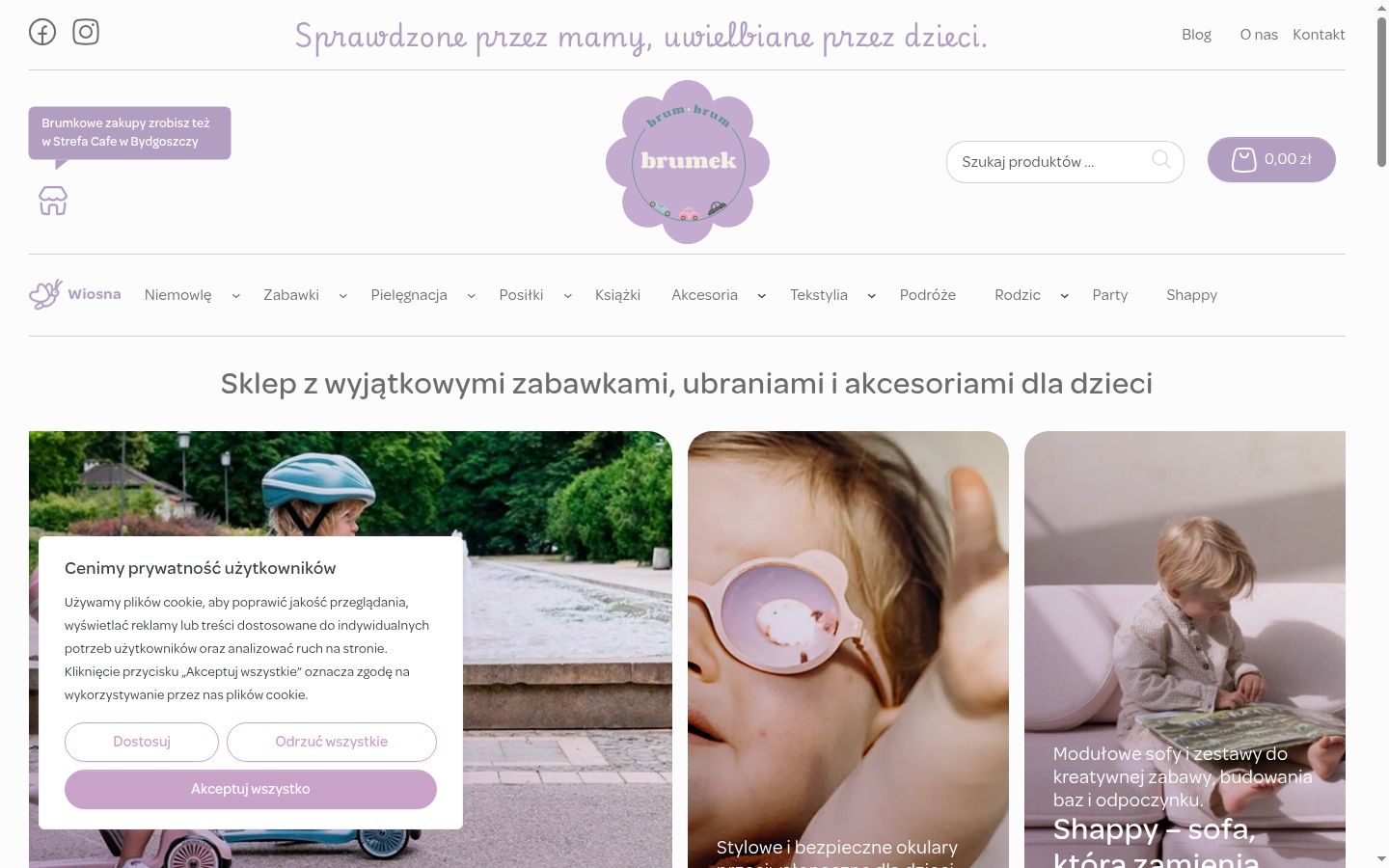Screenshot tal-banner tal-kunsens muri qabel kwalunkwe interazzjoni