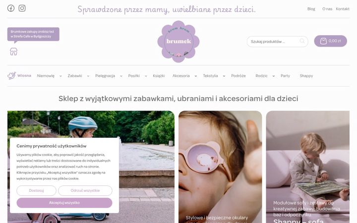Screenshot of brumek.pl