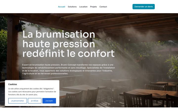 Screenshot of brumi-concept.com