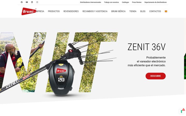 Screenshot of brumi.es