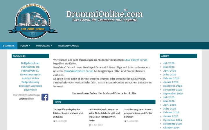 Screenshot of brummionline.com