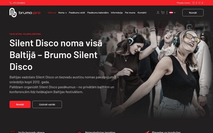 Screenshot of brumo.eu