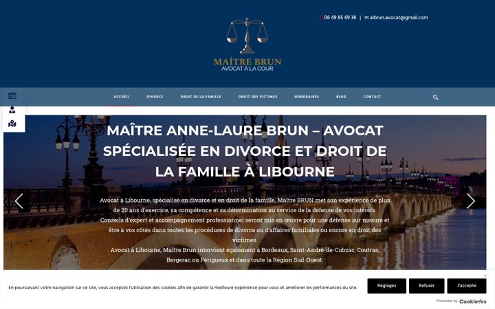 Screenshot του brun-avocat.fr