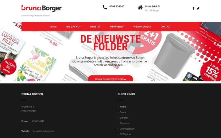 Captura de ecrã de brunaborger.nl