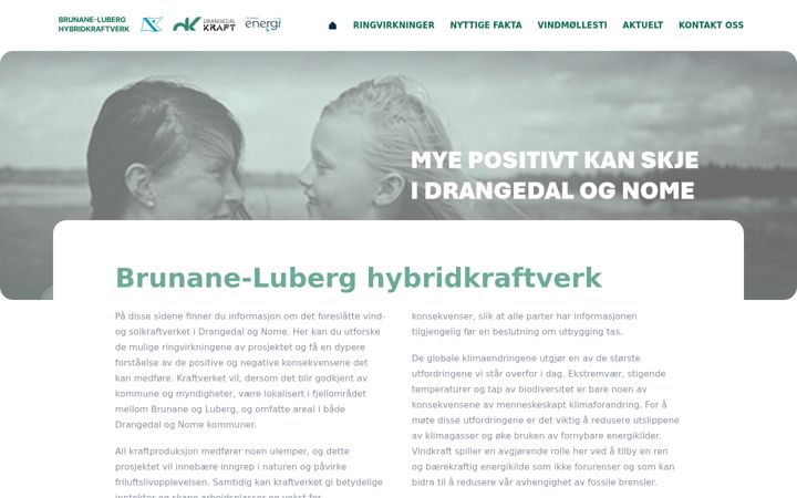 Screenshot of brunane-luberg.com
