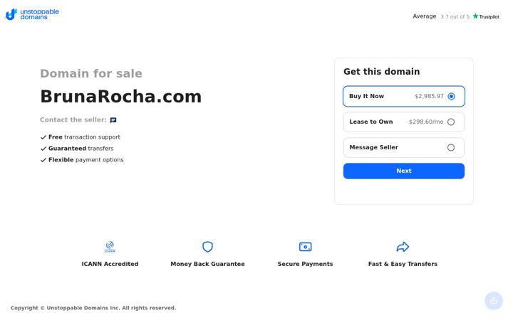 Screenshot of brunarocha.com
