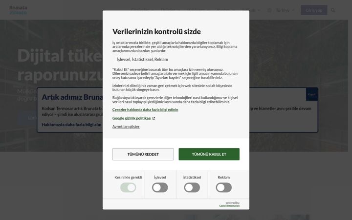 Screenshot of brunatazenner.tr