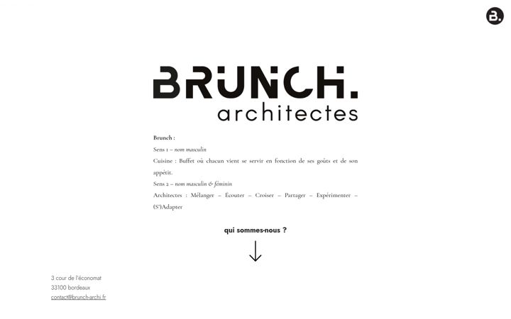 Screenshot of brunch-architectes.fr