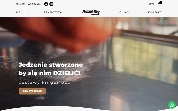 Screenshot of brunchbox.pl