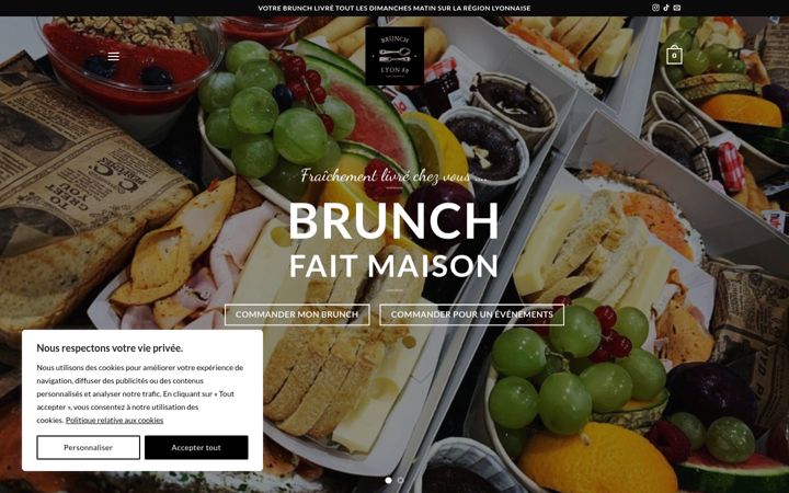 Screenshot of brunchlyon69.fr