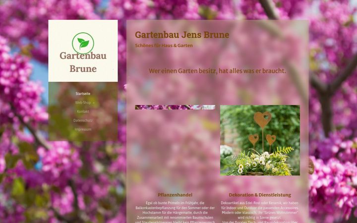 Screenshot von brune-gartenbau.de