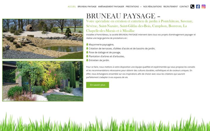 Screenshot του bruneaupaysage.fr