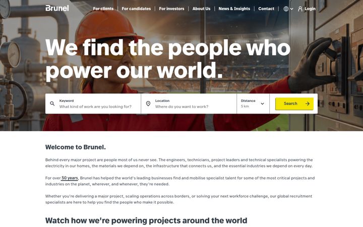 Screenshot of brunel.net
