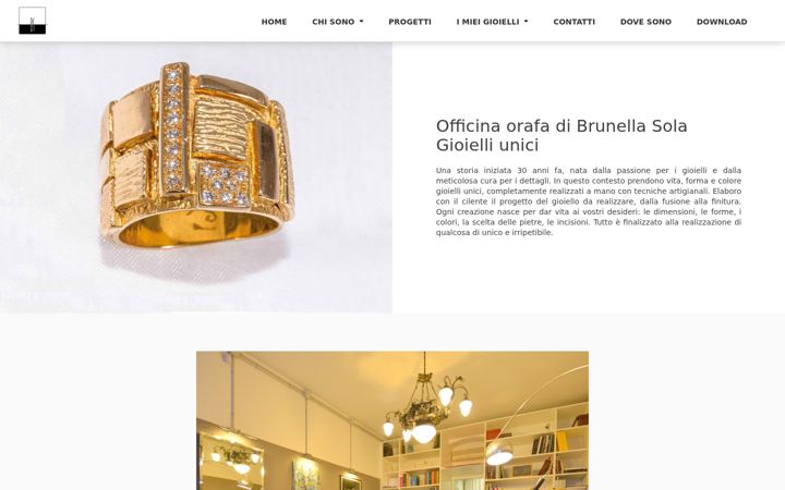Screenshot of brunellaorafa.it