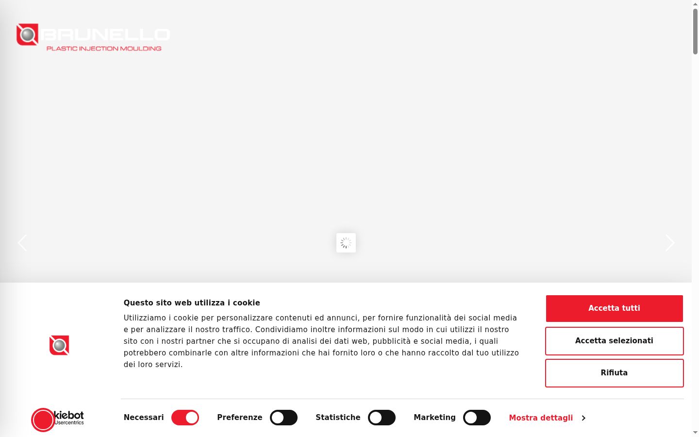 Capture d'écran de la bannière de consentement affichée avant toute interaction