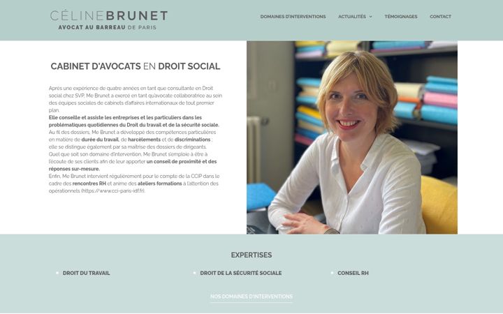 Screenshot of brunet-avocat.com