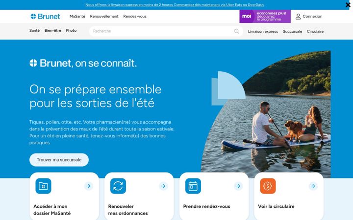 Screenshot of brunet.ca