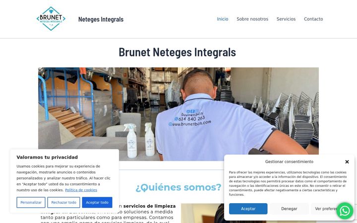 Screenshot of brunetbcn.com