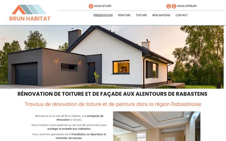 Screenshot of brunhabitat.fr