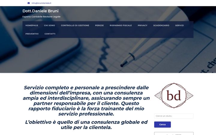 Screenshot of brunidaniele.it