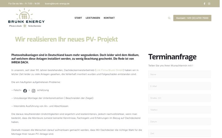 Screenshot von brunk-energy.de