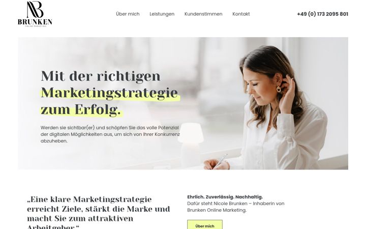 Screenshot of brunken-marketing.de