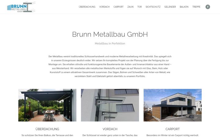 Screenshot of brunn-metallbau.de