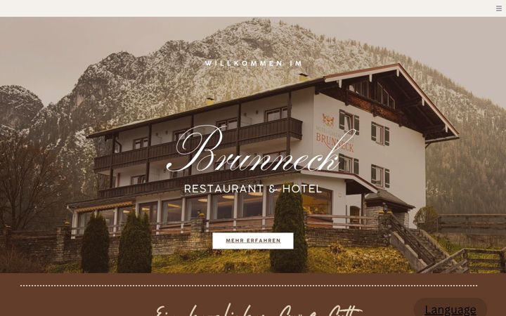 Screenshot of brunneck.de