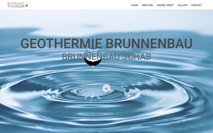 Screenshot of brunnenbau-schab.de