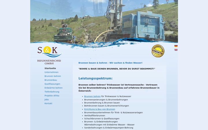 Screenshot of brunnenbohr.com