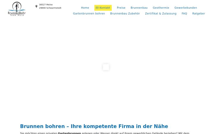 Screenshot of brunnenbohrteam.de