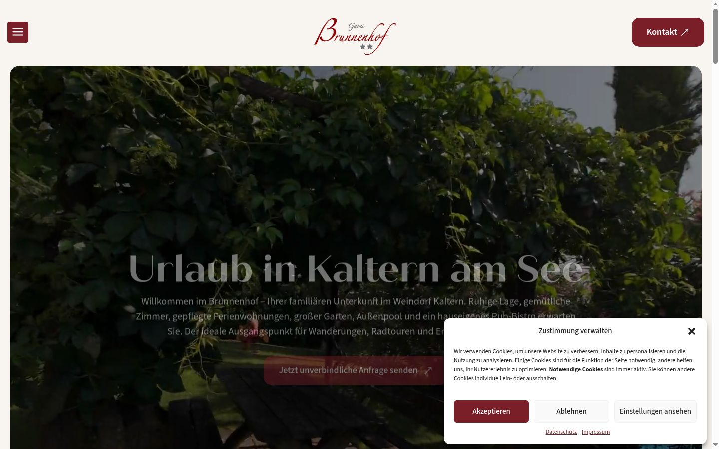 Sutikimo reklamjuostės, rodytos prieš bet kokią sąveiką, ekrano kopija