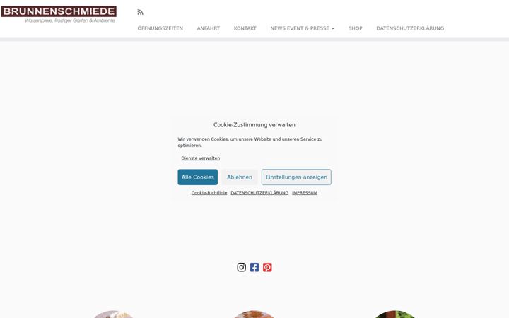 Screenshot of brunnenschmiede.de