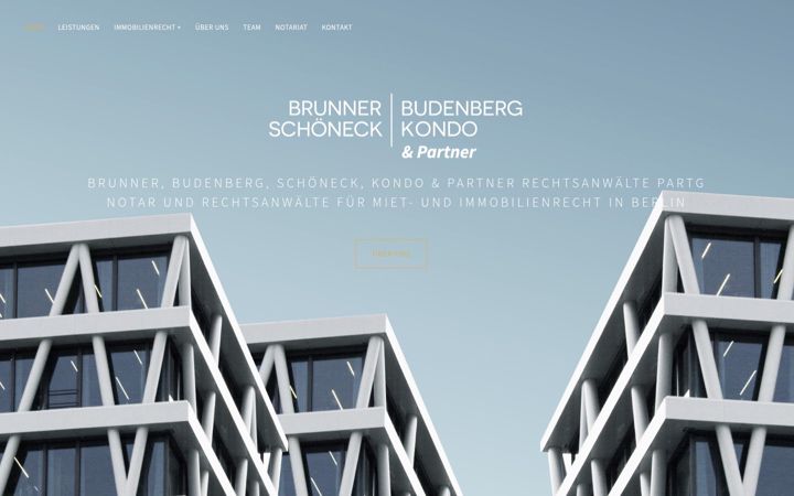 Screenshot of brunner-law.de