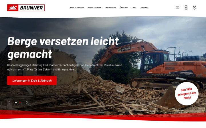 Screenshot of brunner-simbach.de