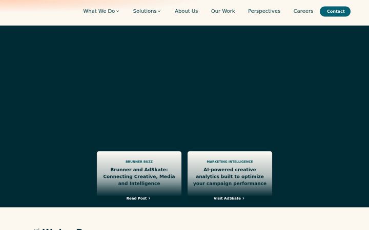 Screenshot of brunnerworks.com