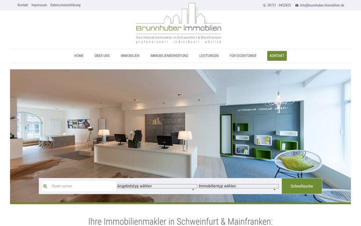 Skärmbild av brunnhuber-immobilien.de