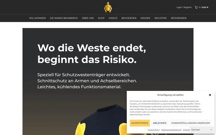 Screenshot stránky brunnirok.de