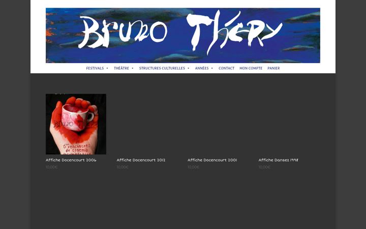 Screenshot of bruno-thery.com