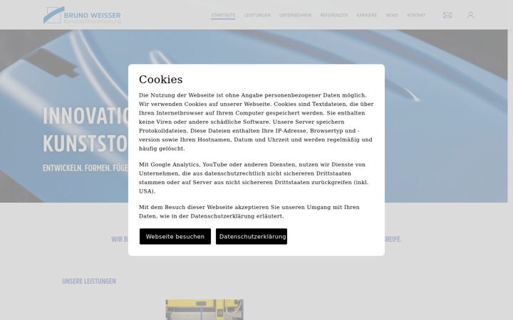 Screenshot of bruno-weisser.de
