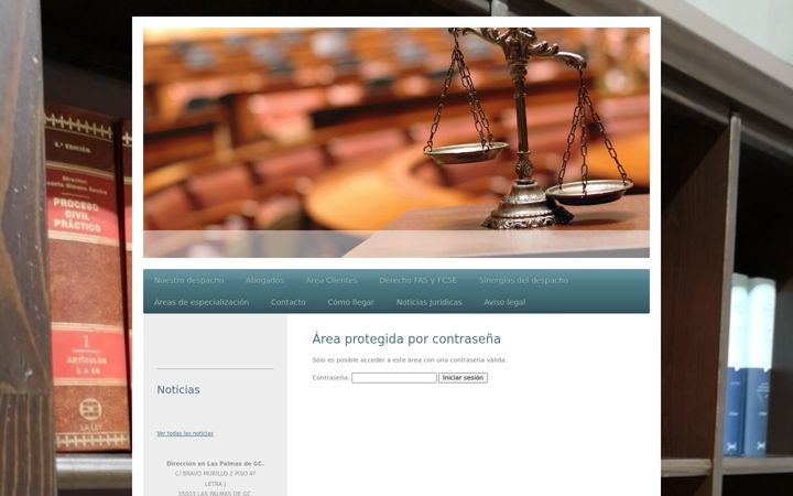 Екранна снимка на brunoabogados.es