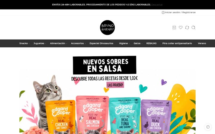 Screenshot of brunoandhenry.com