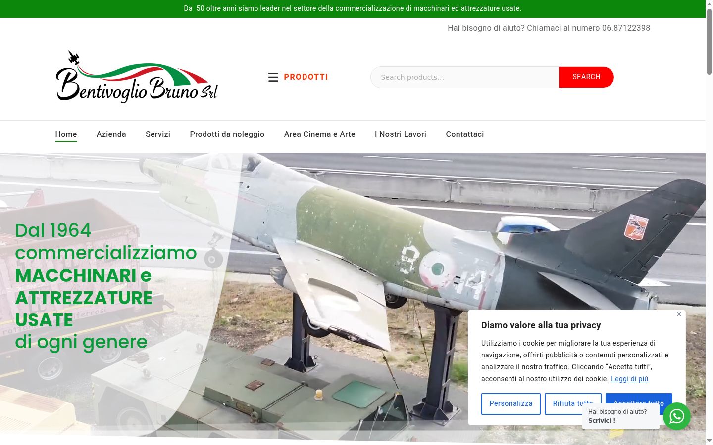 Captura de pantalla del banner de consentimiento mostrado antes de cualquier interacción
