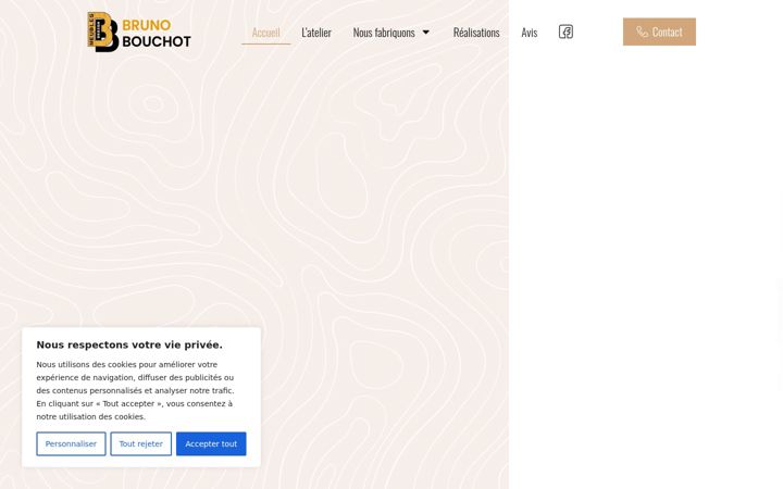 Captură de ecran a brunobouchot.fr