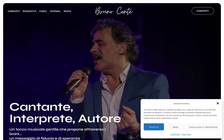 Screenshot of brunoconte.it