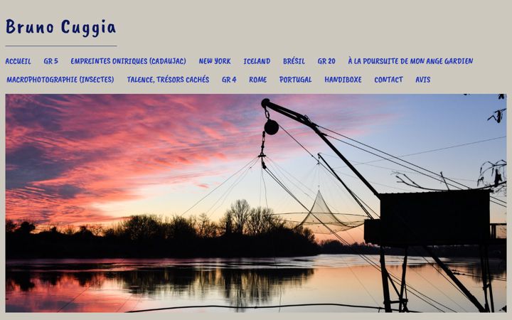 Screenshot of brunocuggia.com