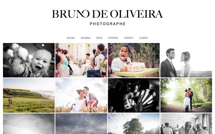 Captură de ecran a brunodeoliveira.fr