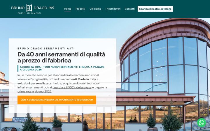 Screenshot of brunodrago.com