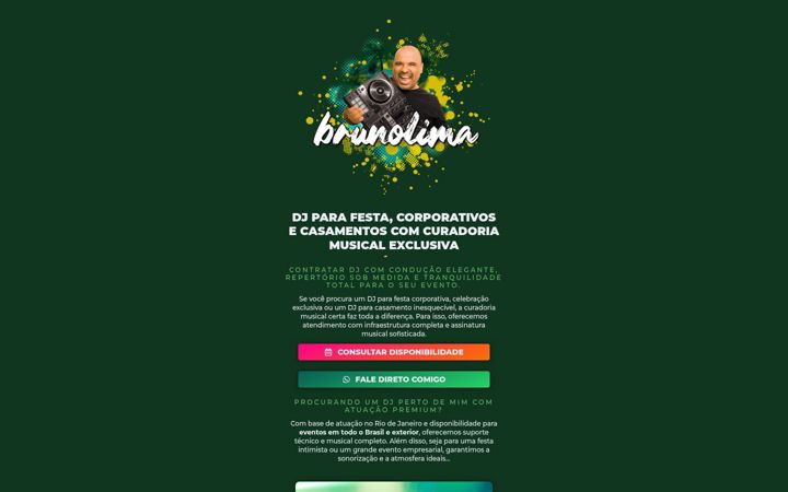 Screenshot of brunolima.com.br